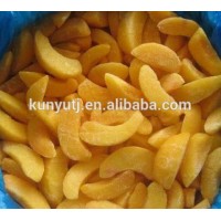 frozen IQF yellow peach slices